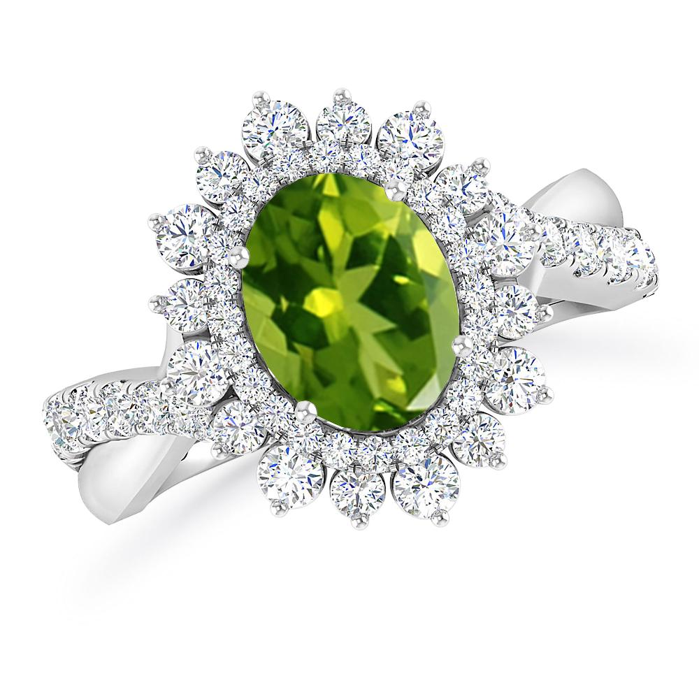 White Gold - Peridot