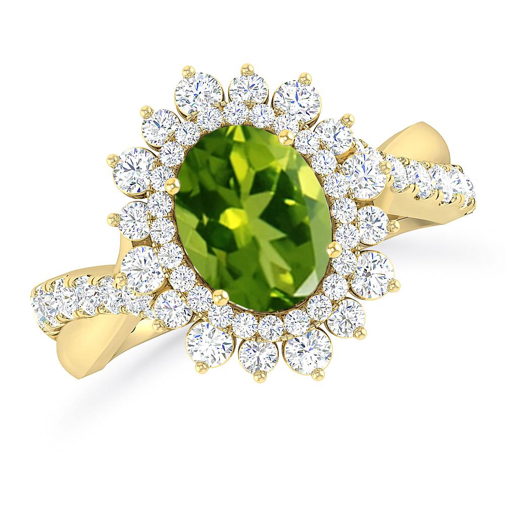 Yellow Gold - Peridot