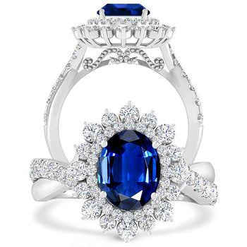 White Gold - Sapphire