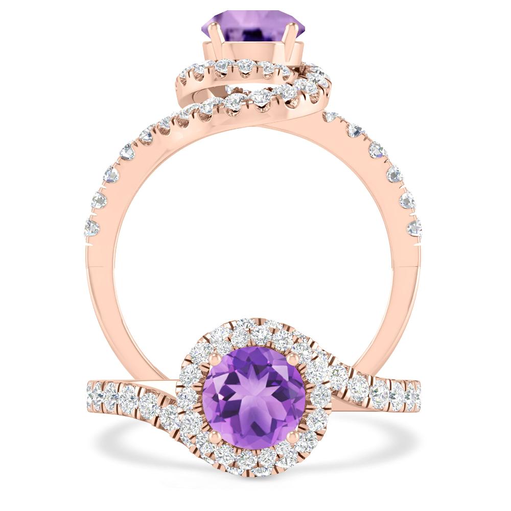 Rose Gold - Amethyst