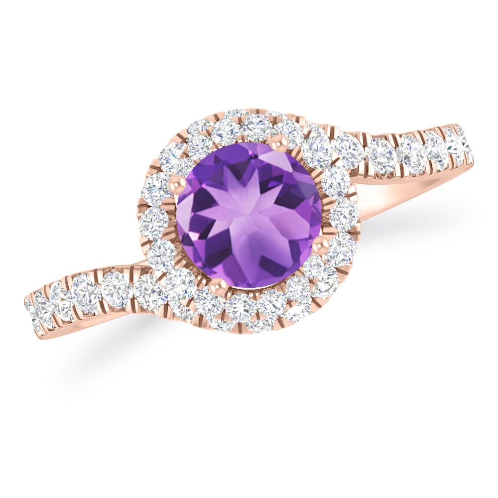 Rose Gold - Amethyst