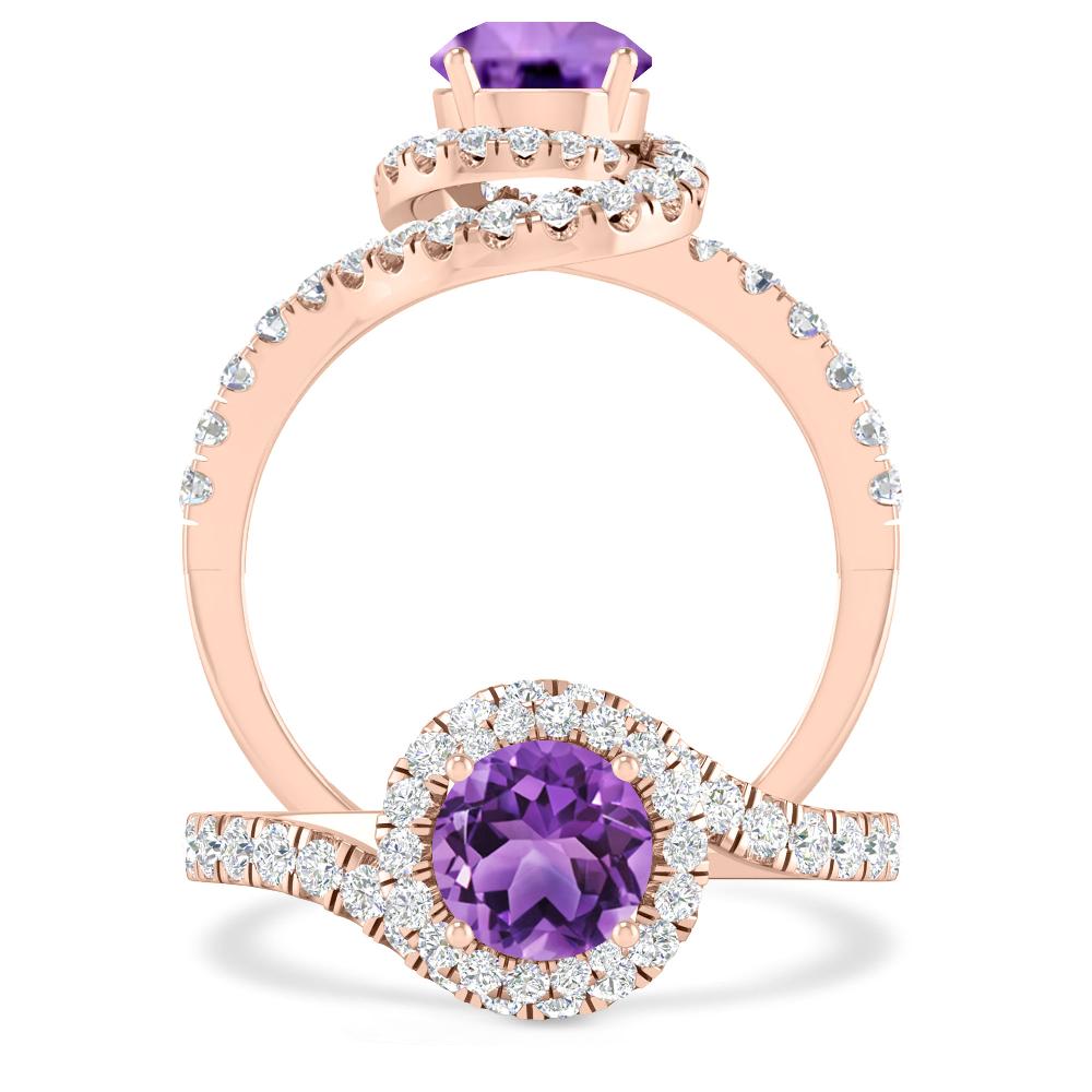 Rose Gold - Amethyst