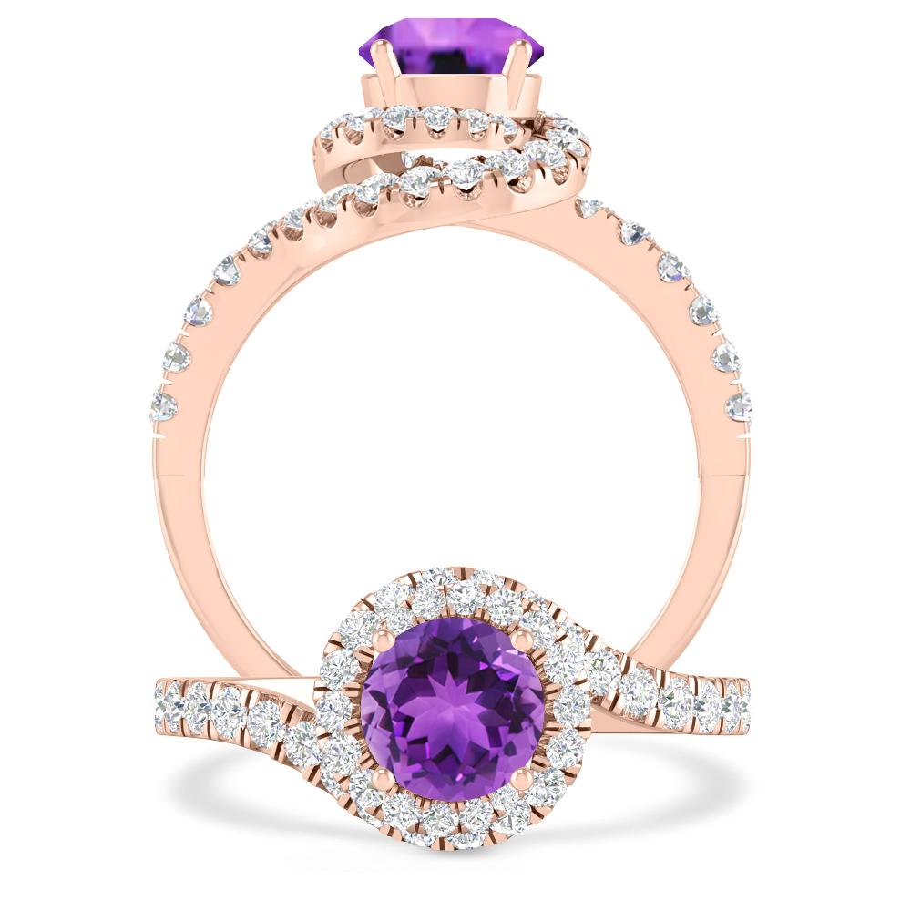 Rose Gold - Amethyst