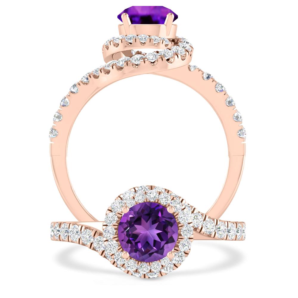 Rose Gold - Amethyst