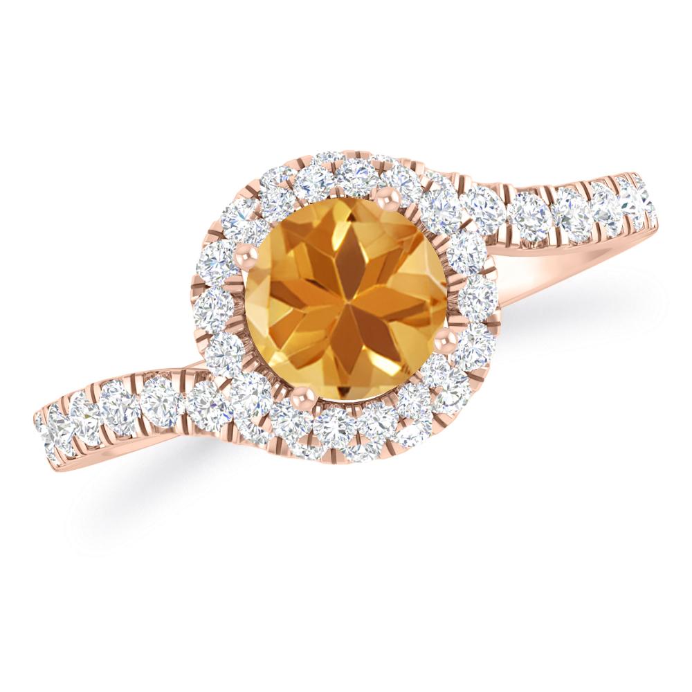 Rose Gold - Citrine