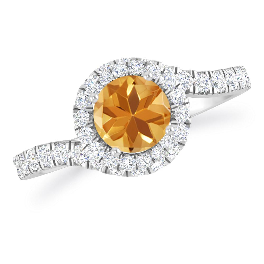 White Gold - Citrine