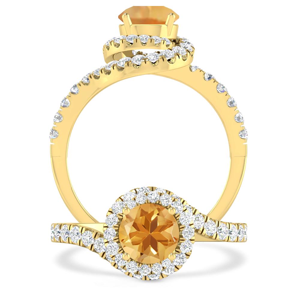 Yellow Gold - Citrine