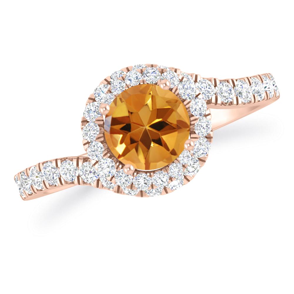 Rose Gold - Citrine