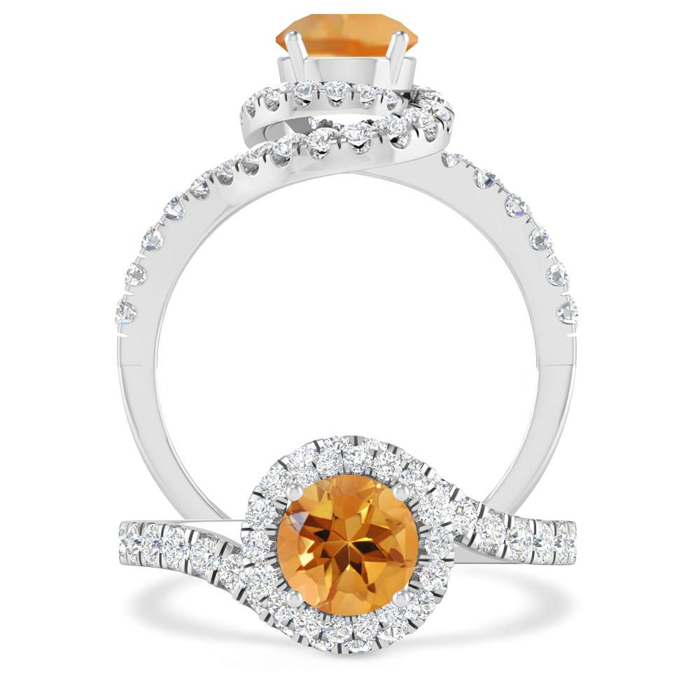 White Gold - Citrine