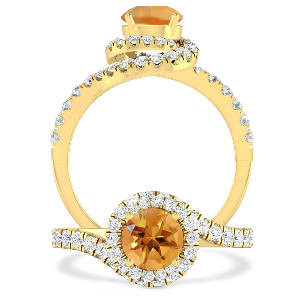 Yellow Gold - Citrine