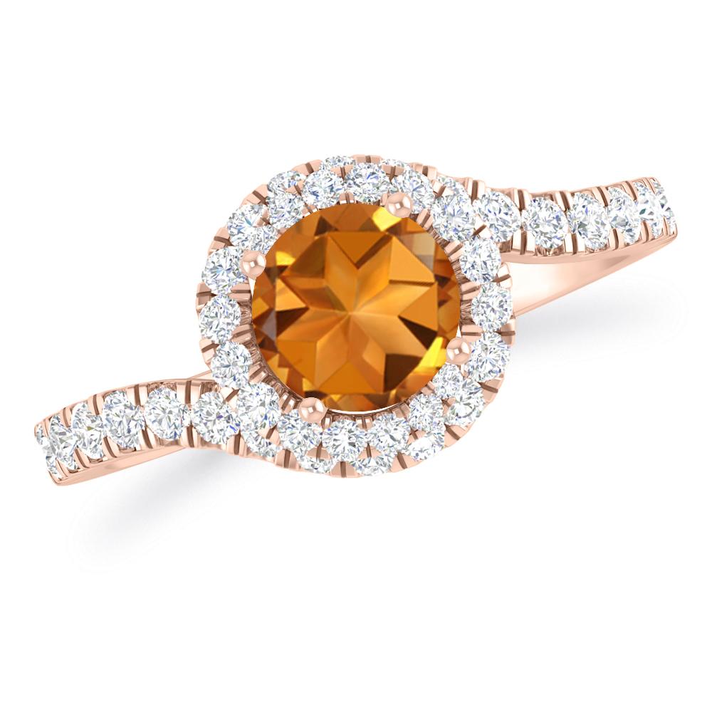 Rose Gold - Citrine