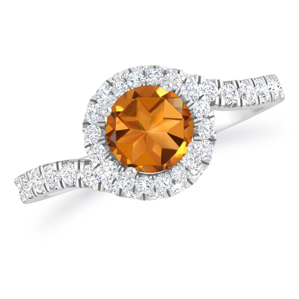 White Gold - Citrine