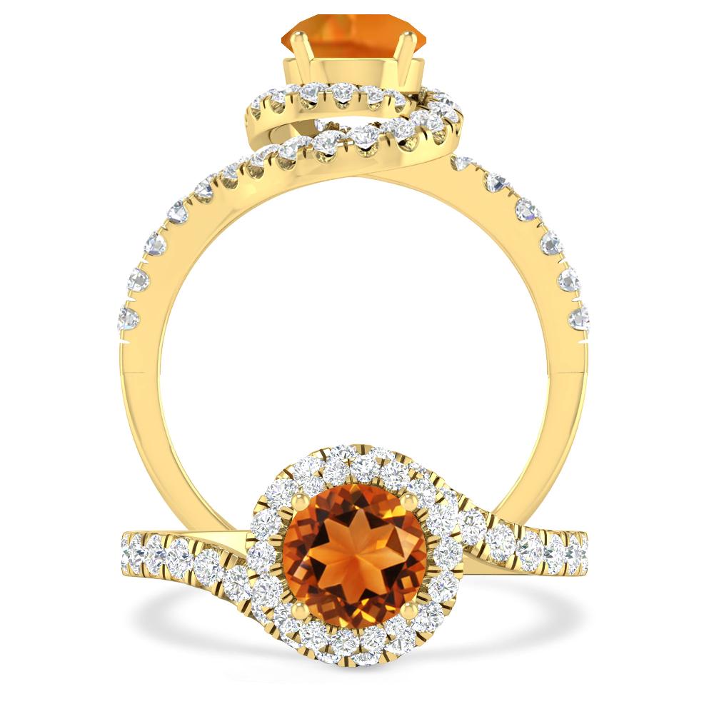 Yellow Gold - Citrine