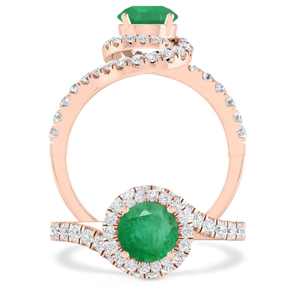 Rose Gold - Emerald