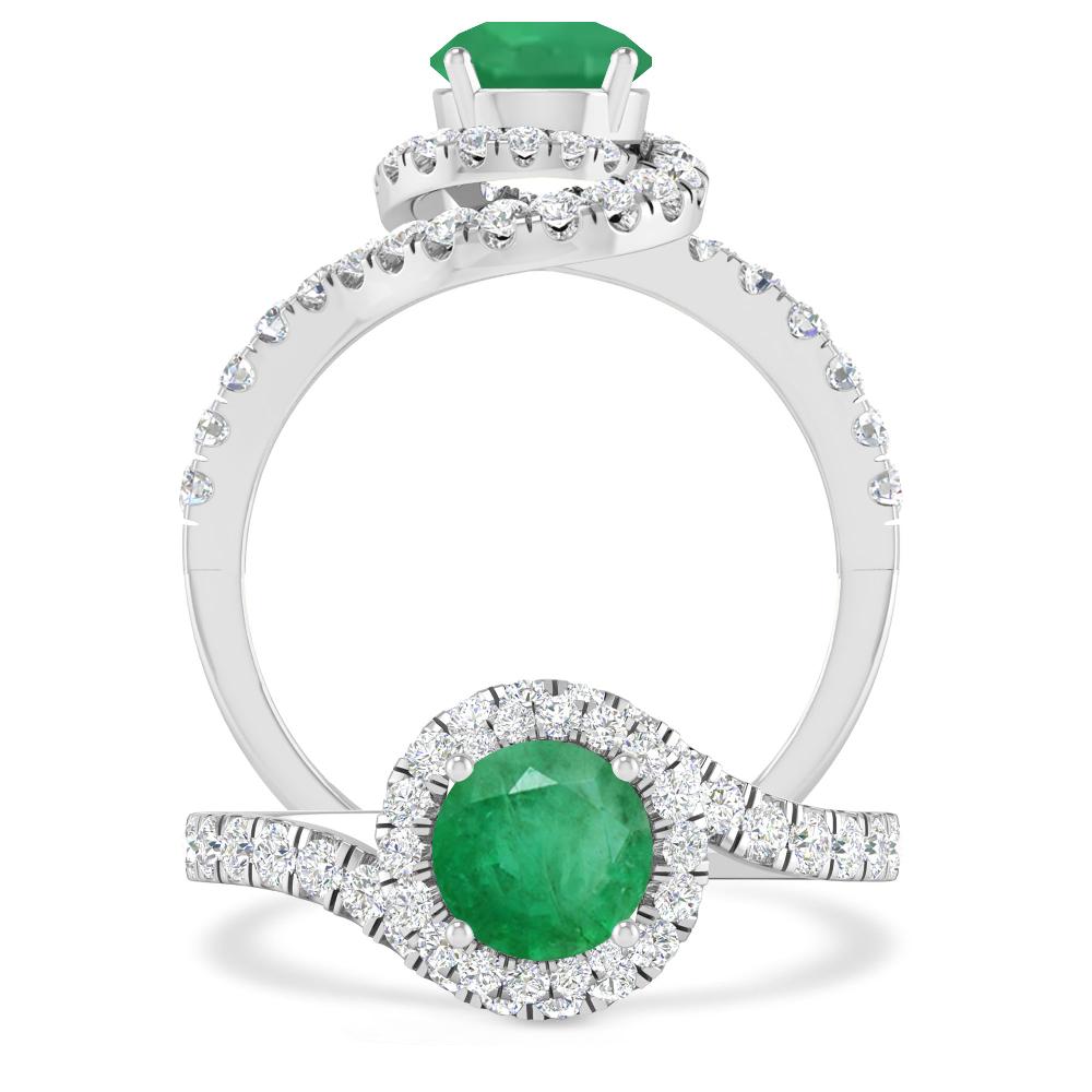 White Gold - Emerald