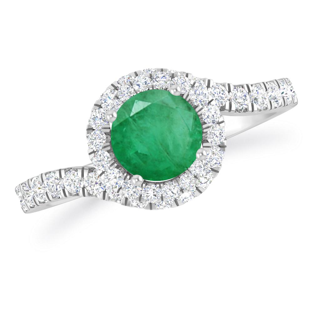 White Gold - Emerald