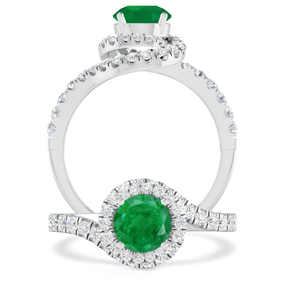 White Gold - Emerald