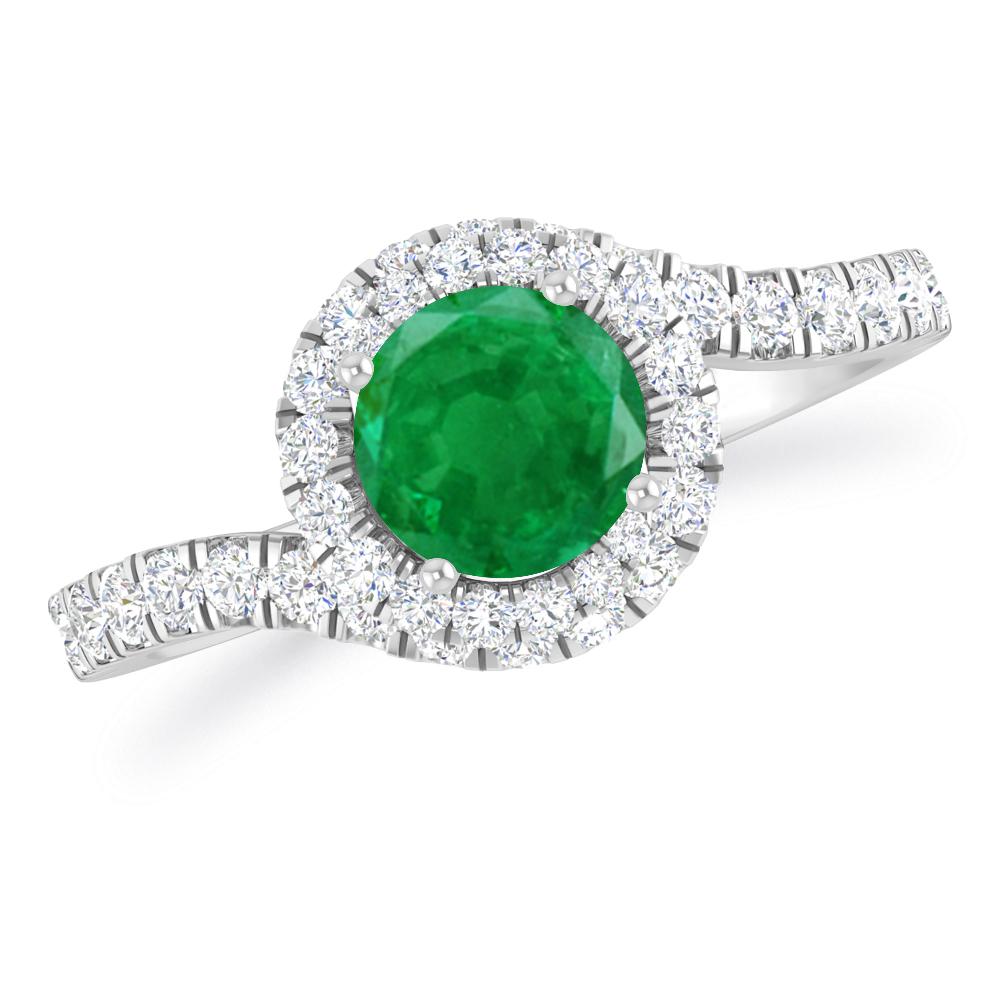 White Gold - Emerald