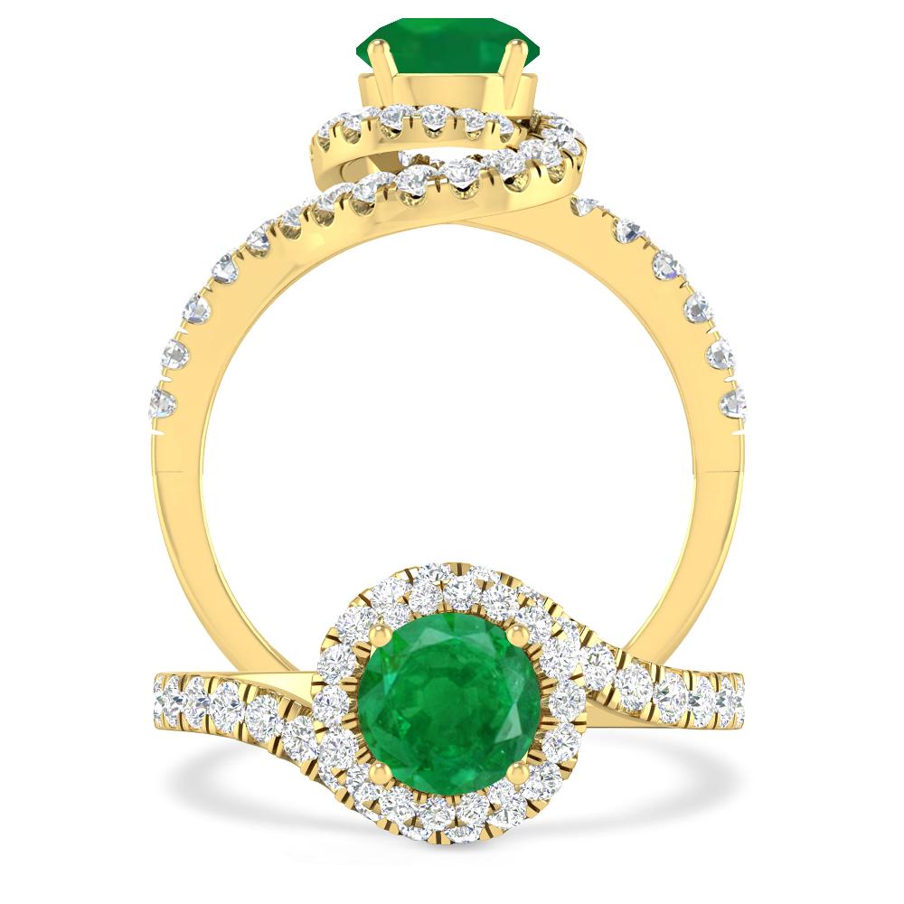 Yellow Gold - Emerald