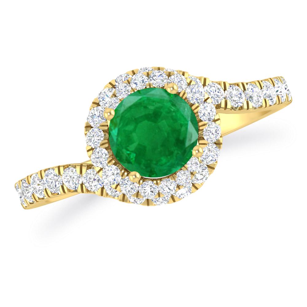 Yellow Gold - Emerald