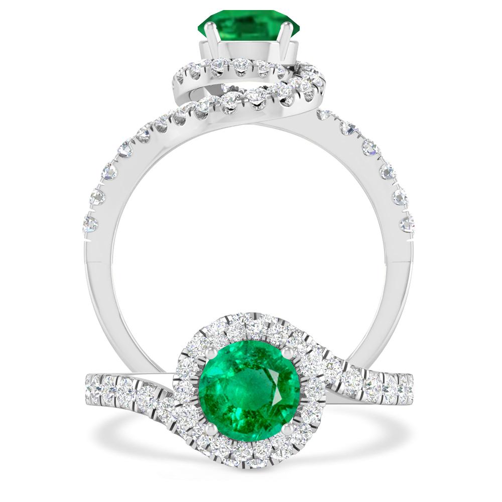 White Gold - Emerald