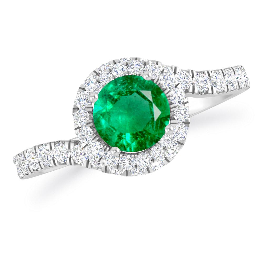 White Gold - Emerald