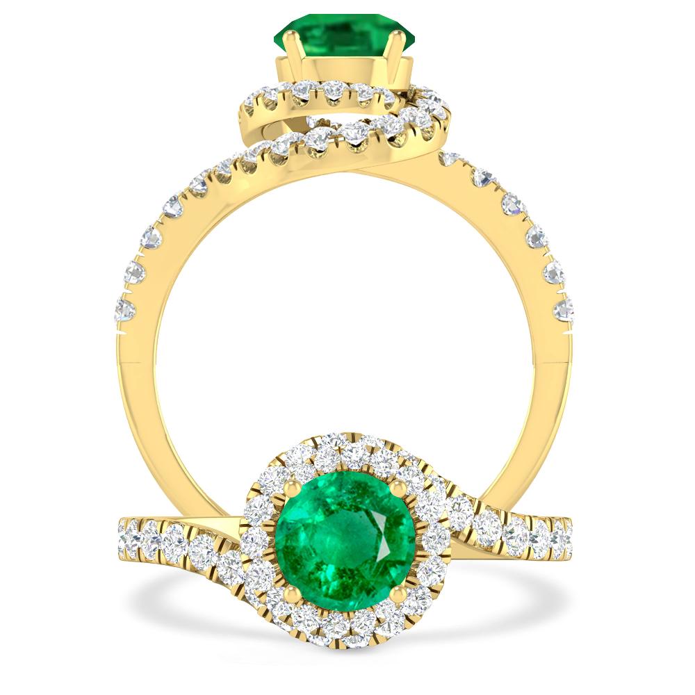 Yellow Gold - Emerald