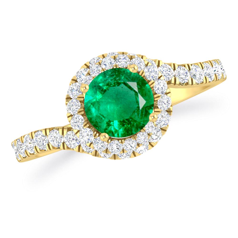 Yellow Gold - Emerald