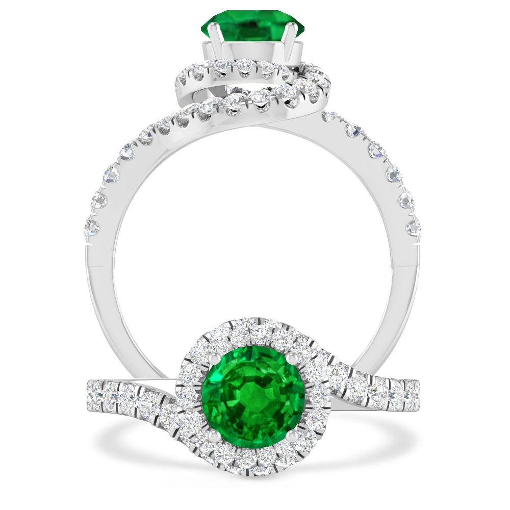 White Gold - Emerald