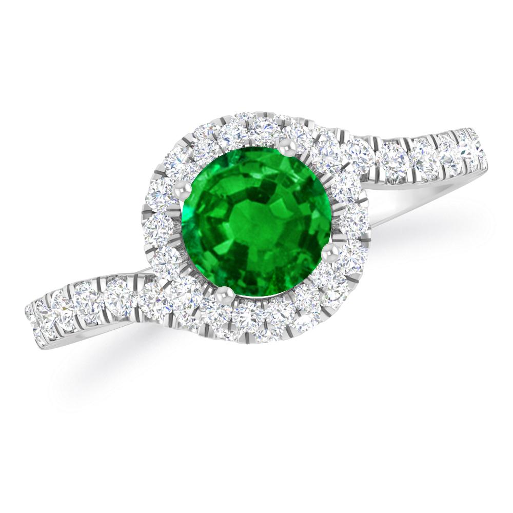 White Gold - Emerald