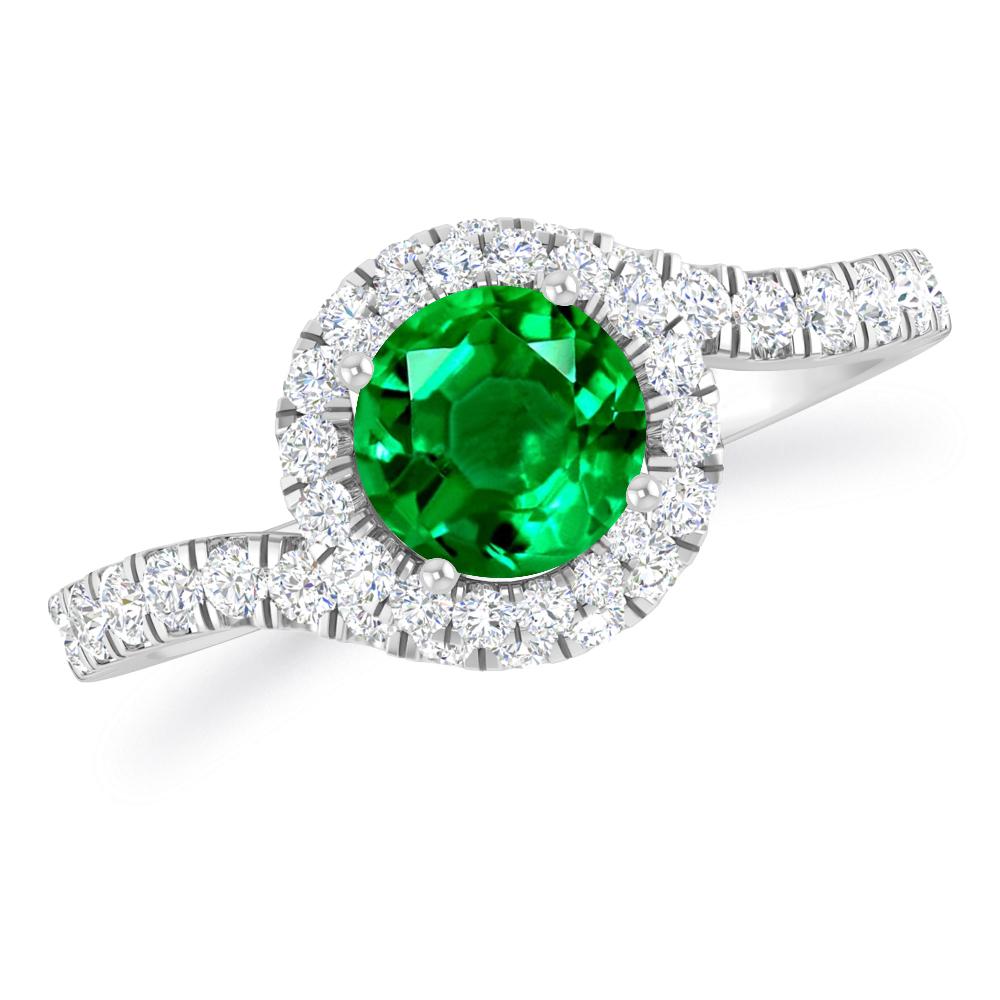 White Gold - Emerald