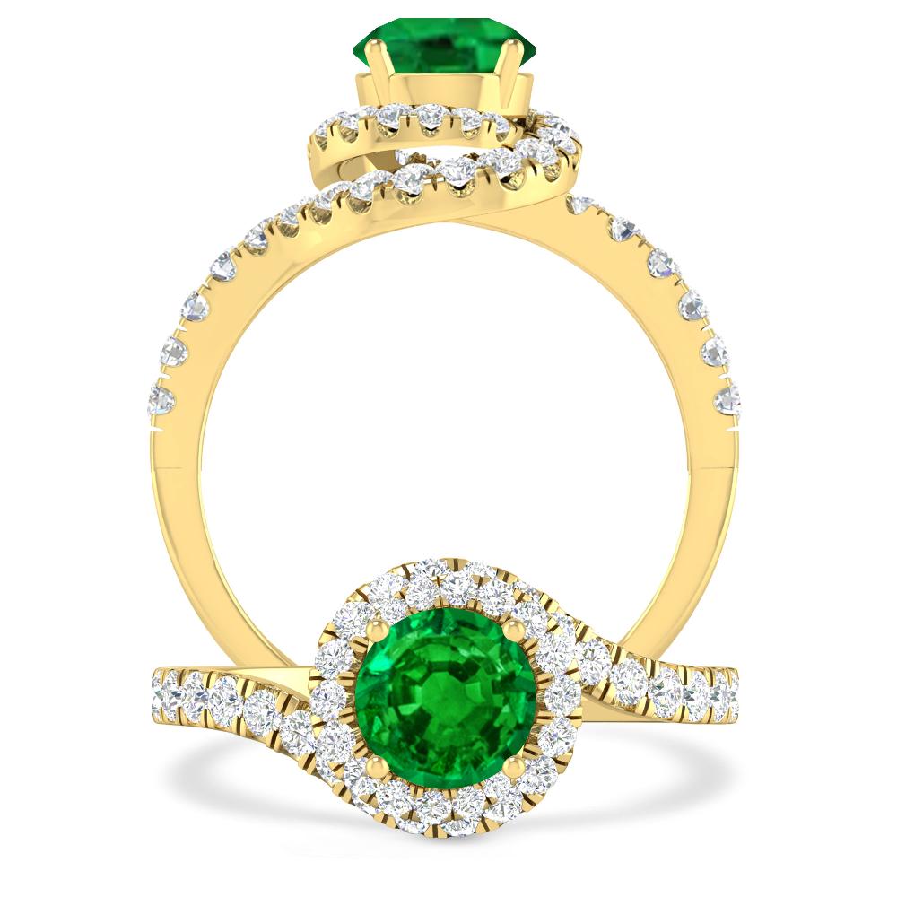 Yellow Gold - Emerald