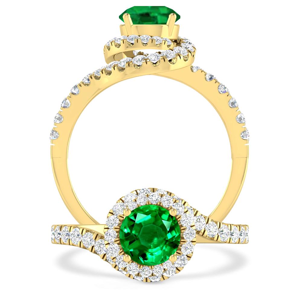 Yellow Gold - Emerald