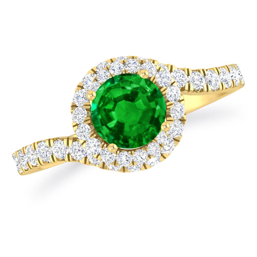 Yellow Gold - Emerald