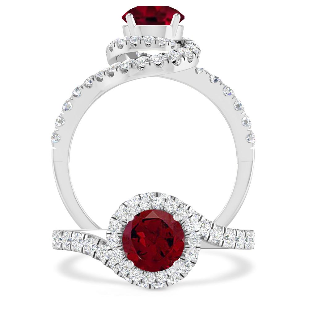 White Gold - Garnet