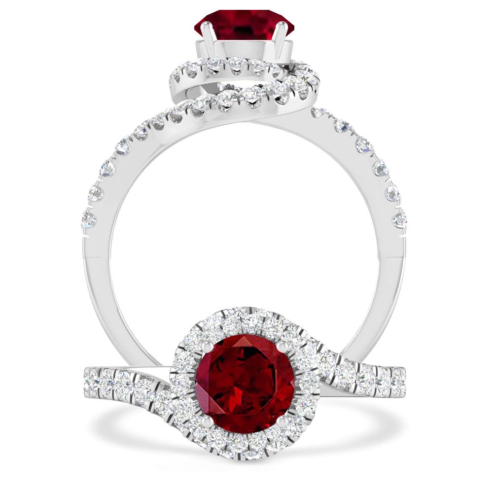 White Gold - Garnet