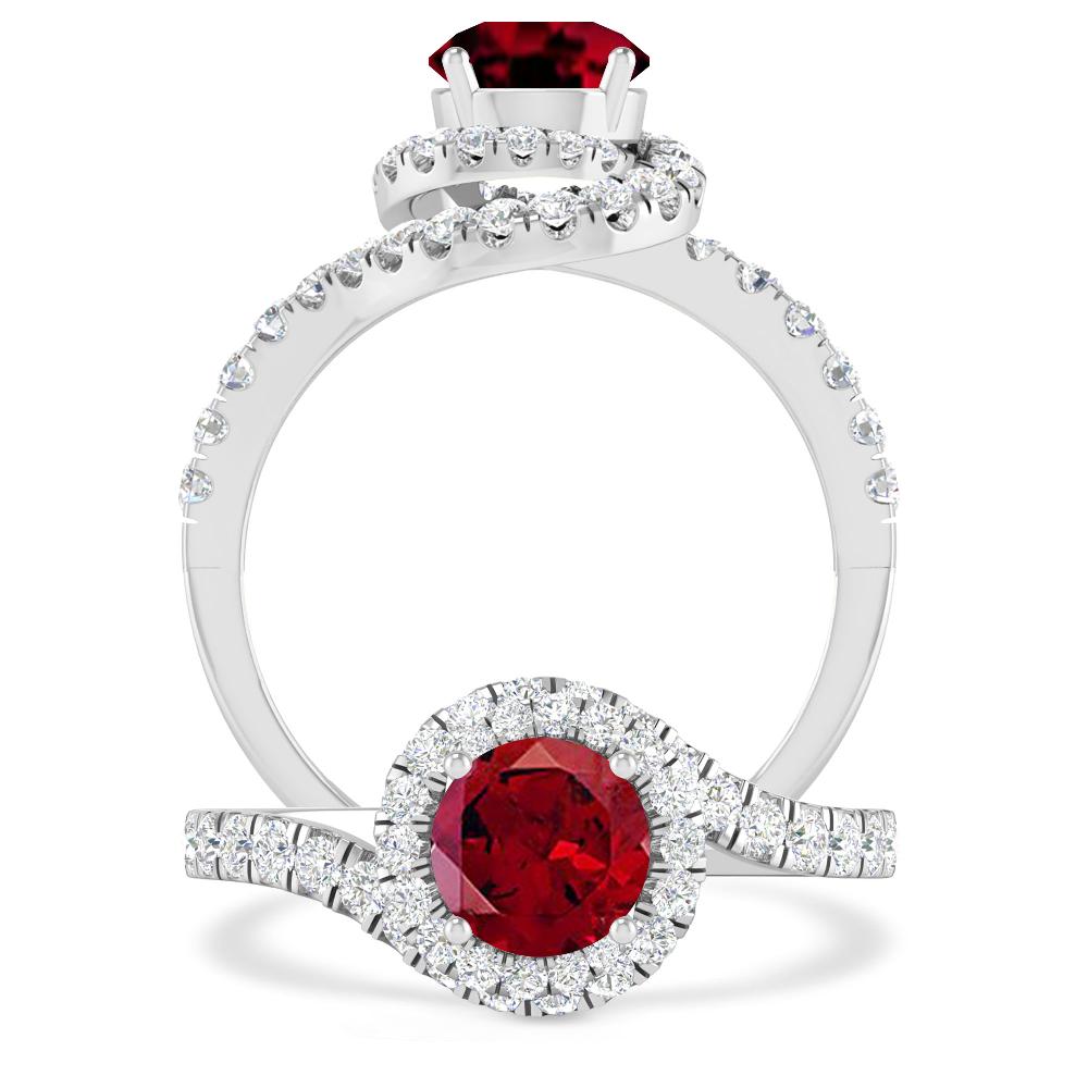 White Gold - Garnet