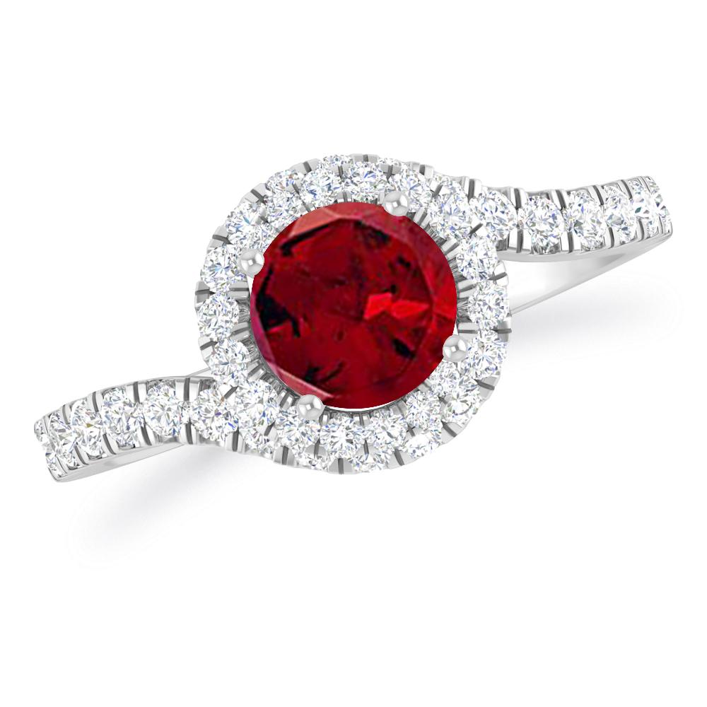 White Gold - Garnet