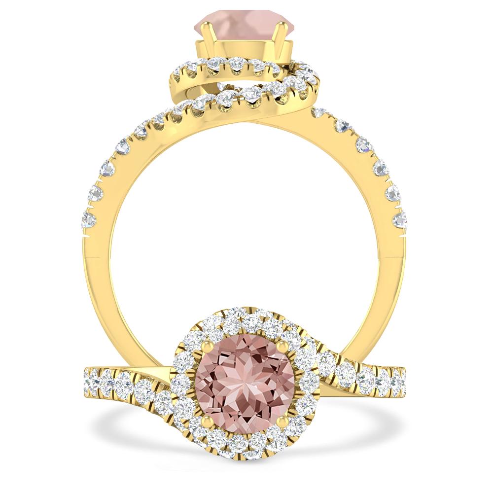 Yellow Gold - Morganite