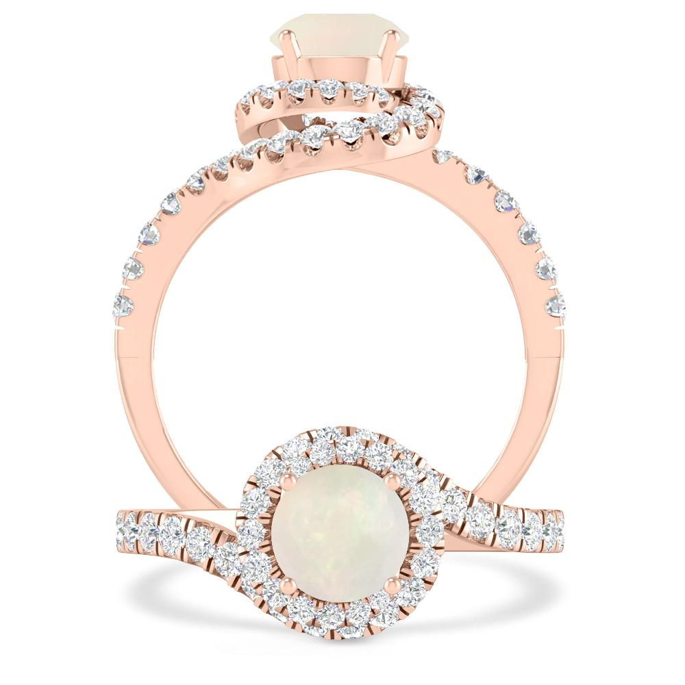 Rose Gold - Opal