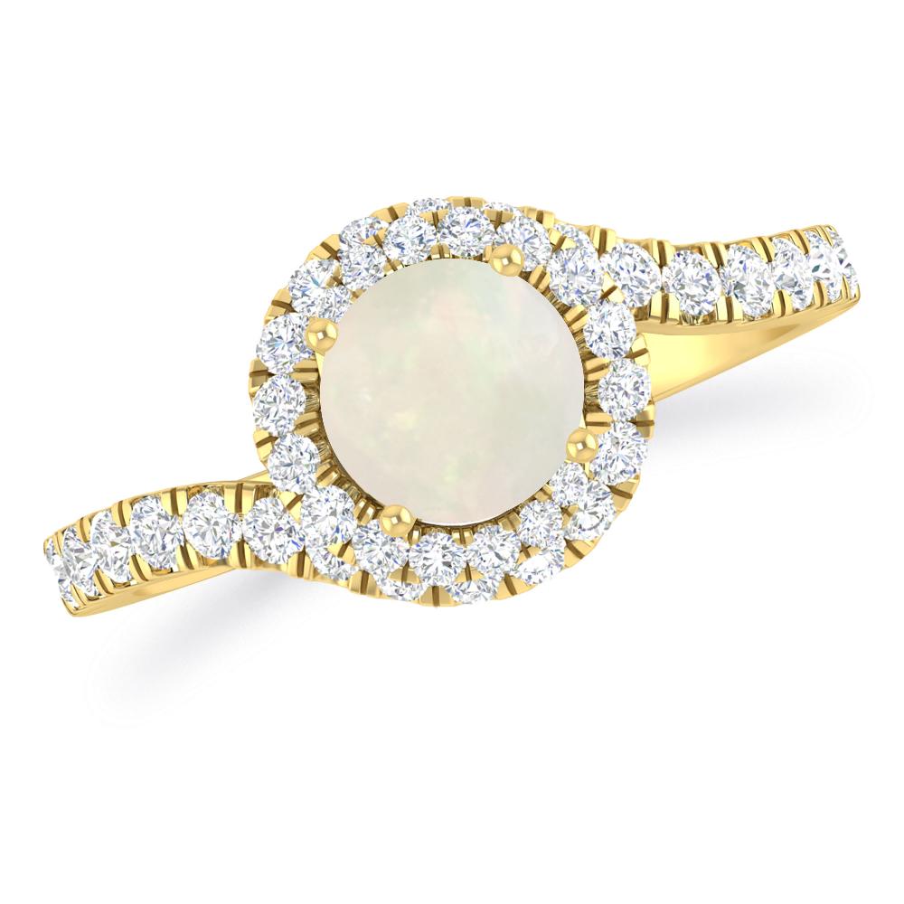 Yellow Gold - Opal