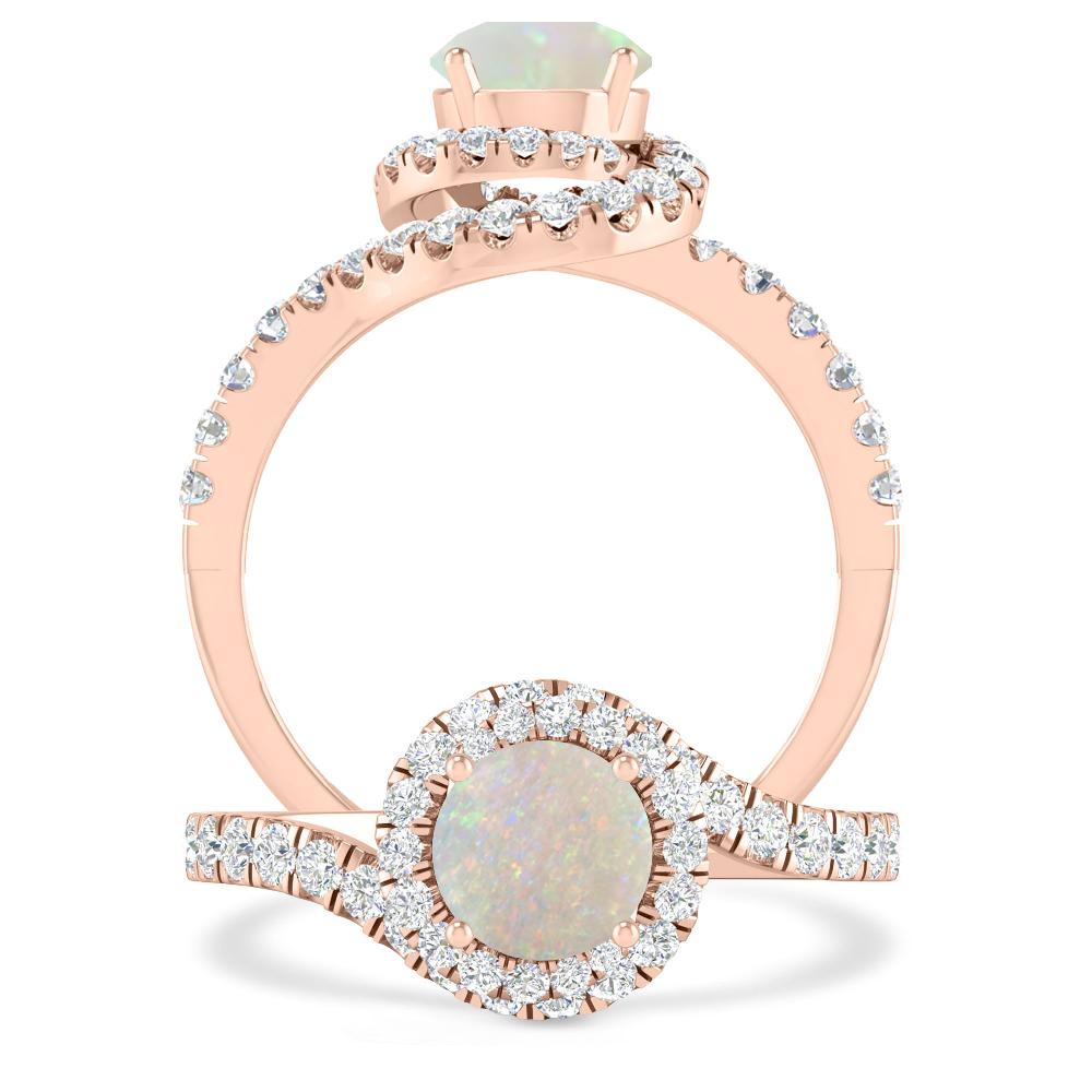 Rose Gold - Opal