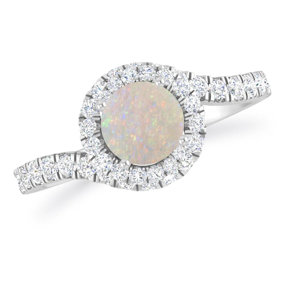 White Gold - Opal