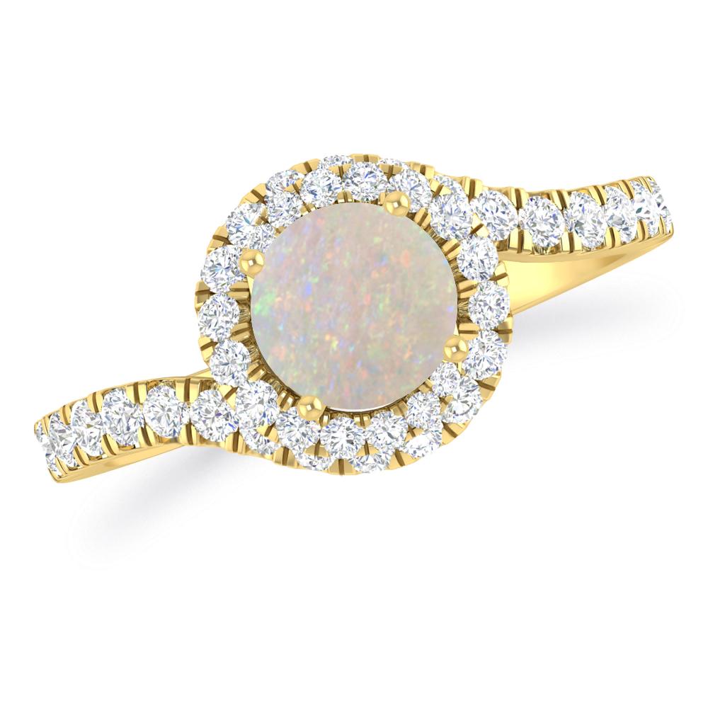 Yellow Gold - Opal