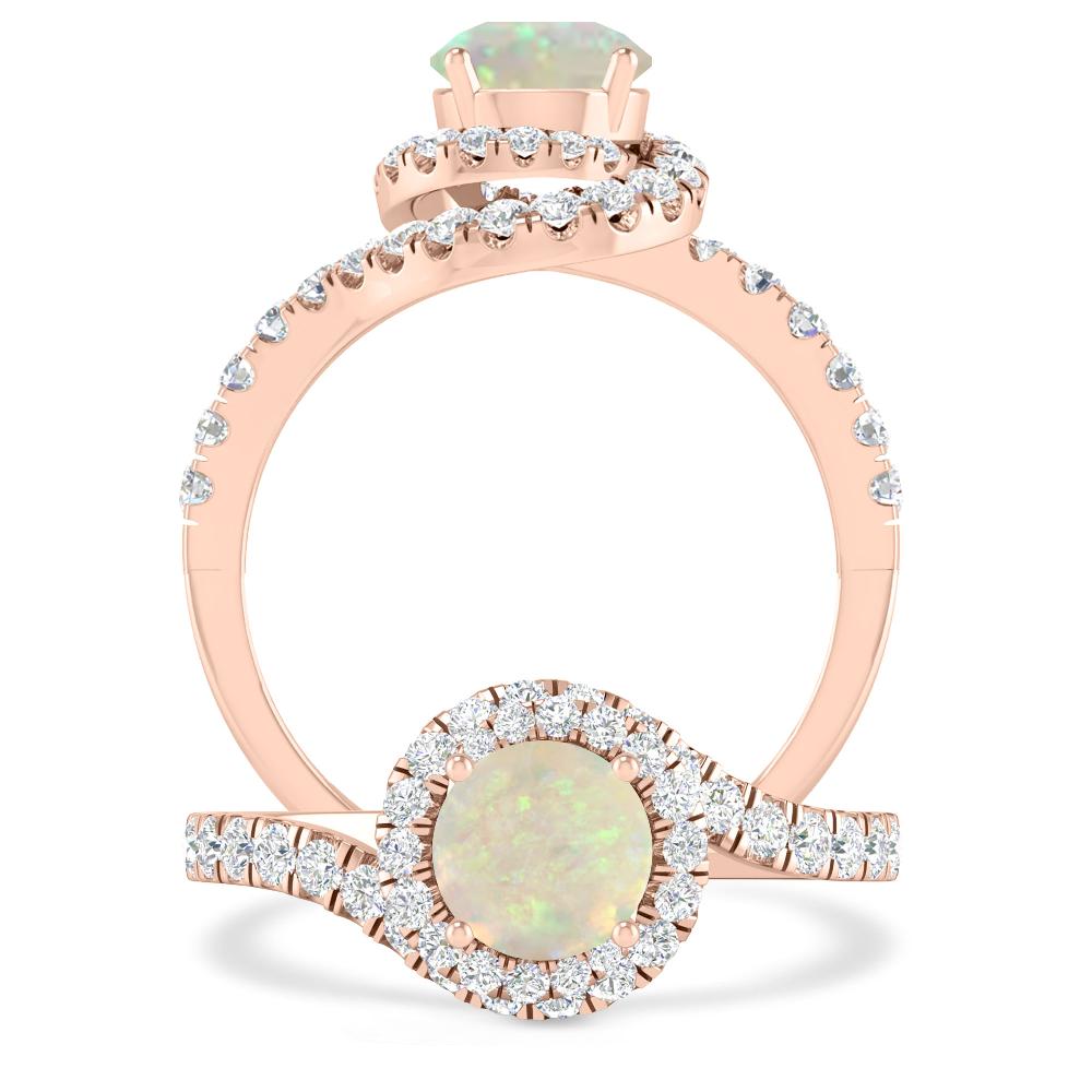 Rose Gold - Opal