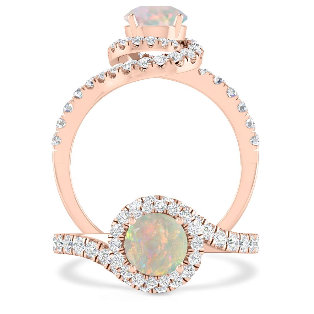 Rose Gold - Opal