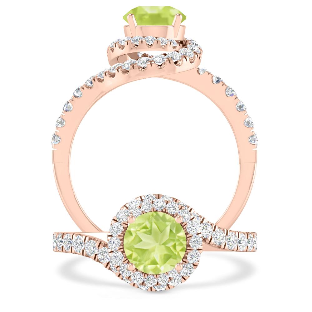 Rose Gold - Peridot