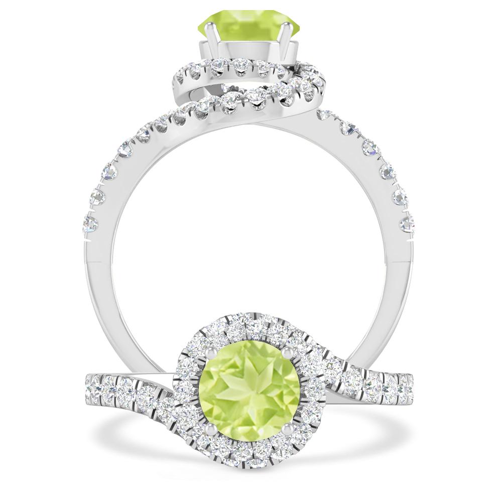 White Gold - Peridot