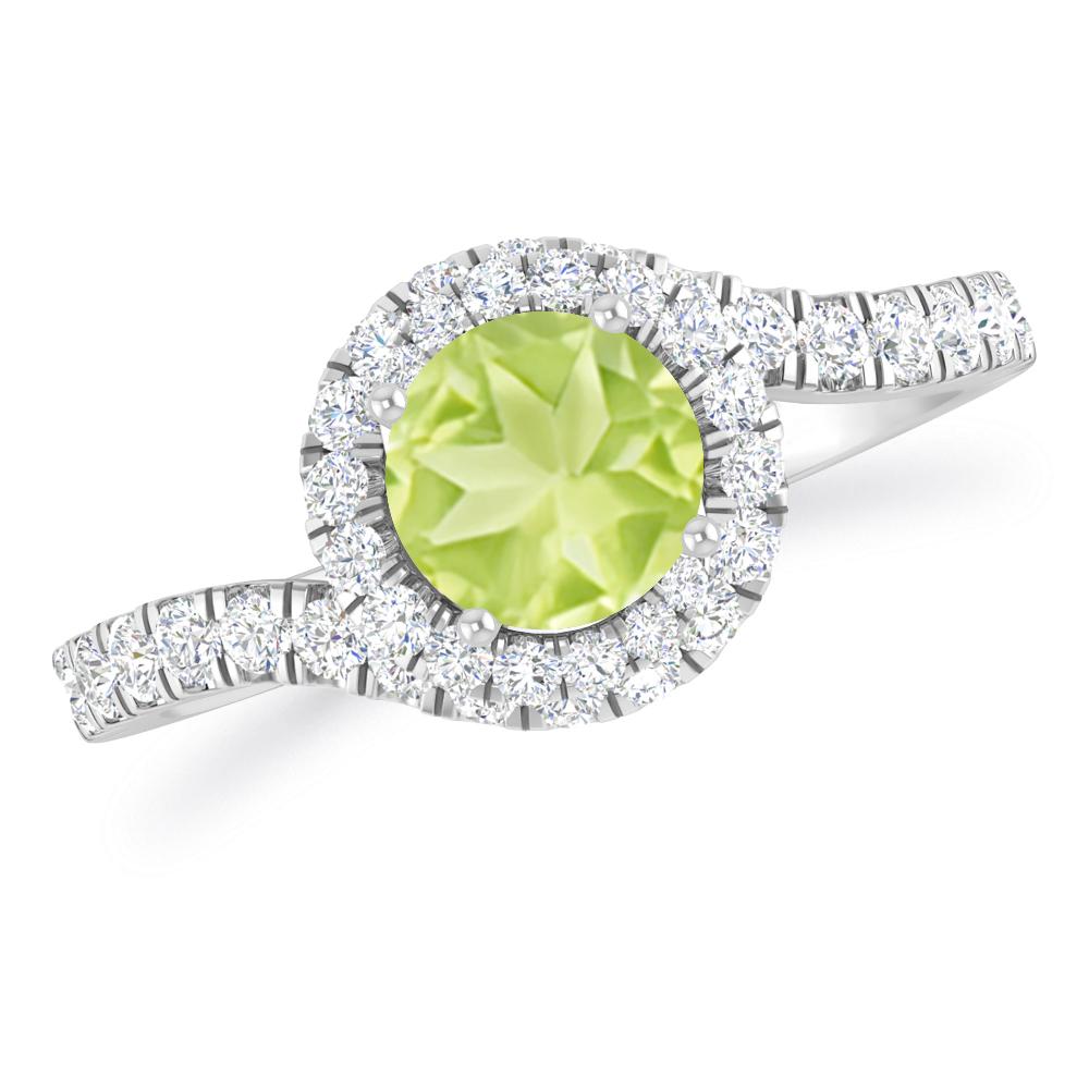 White Gold - Peridot