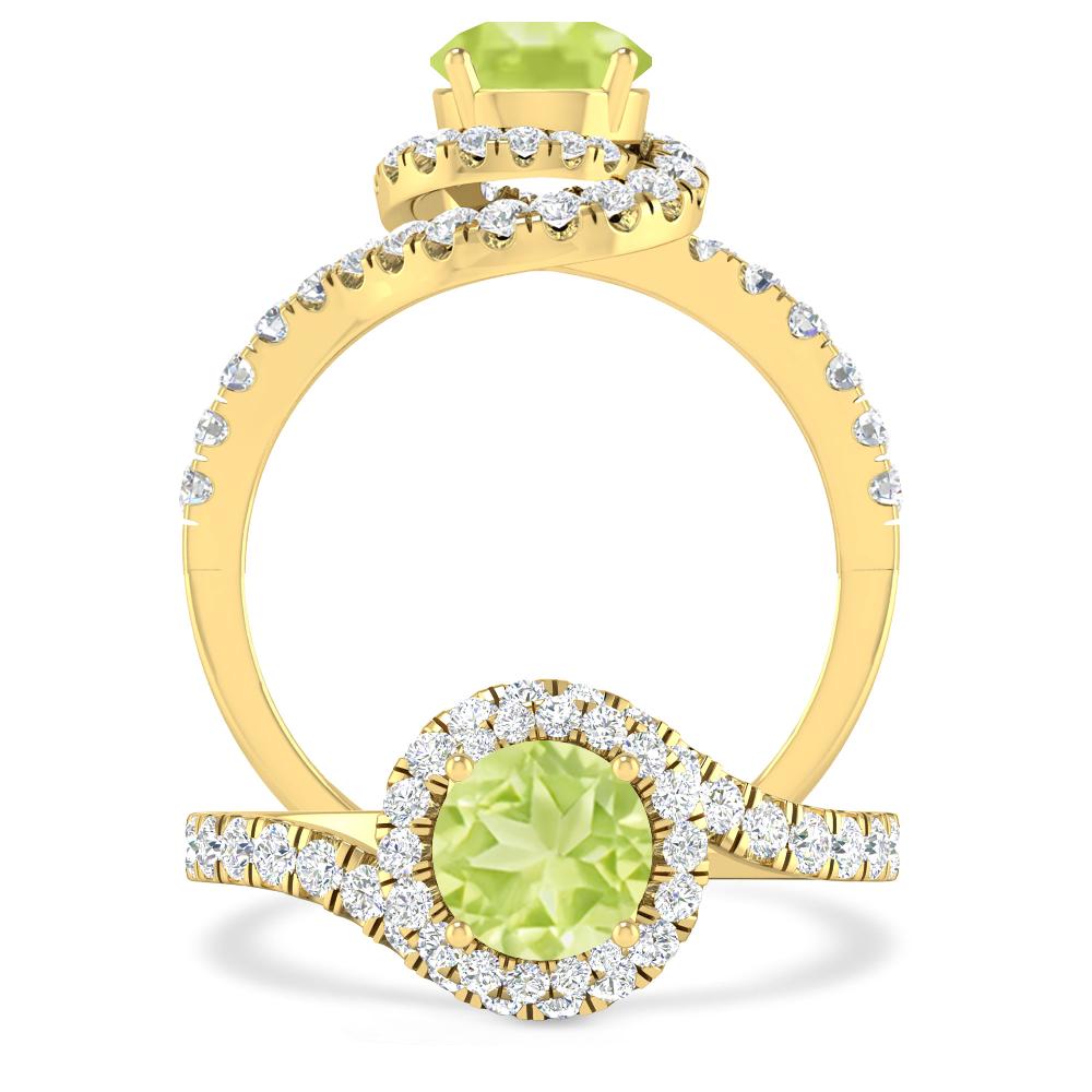 Yellow Gold - Peridot